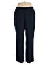 Jaclyn Smith 100% Polyester Solid Blue Casual Pants Size XL - photo 1