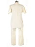 OffOn Solid Ivory Jumpsuit Size L (estimated) - photo 2