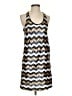 Alya Chevron-herringbone Silver Black Casual Dress Size S - photo 1