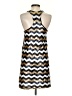 Alya Chevron-herringbone Silver Black Casual Dress Size S - photo 2