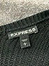 Express 100% Cotton Black Pullover Sweater Size L - photo 7