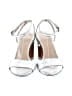 M. Gemi 100% Leather Metallic Silver Sandals Size EU 39 1/2 - photo 2
