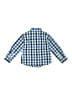 Crown & Ivy Checkered-gingham Blue Long Sleeve Button-Down Shirt Size 4T - photo 2