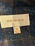 Skies Are Blue Plaid Gray Blue Blazer Size XS - photo 6