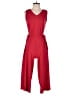 Carolina Belle Solid Red Jumpsuit Size 6 - photo 1