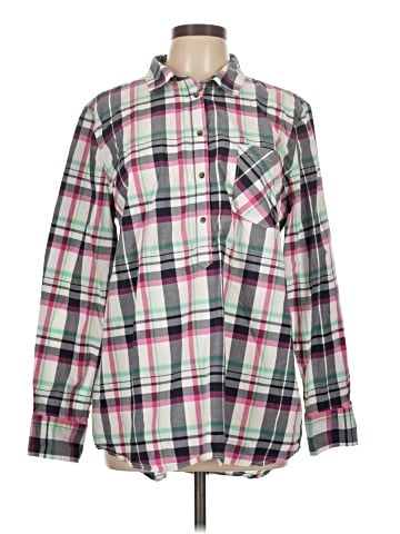 Merona Long Sleeve Button-Down Shirt (view 1)