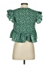 Shein 100% Polyester Green Short Sleeve Blouse Size S - photo 2