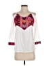 Assorted Brands White 3/4 Sleeve Blouse Size XL - photo 1