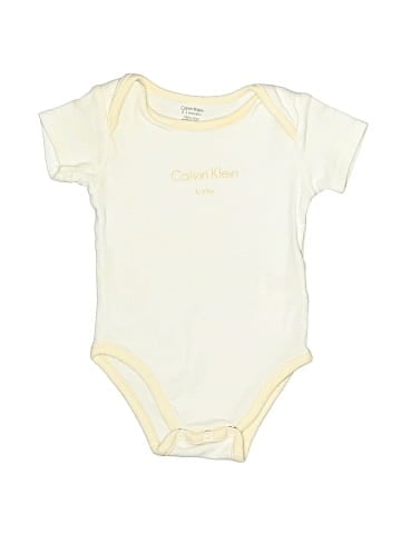 Calvin Klein Short Sleeve Onesie (view 1)