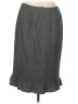 Ann Taylor Houndstooth Gray Formal Skirt Size 10 - photo 2