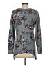 Massini Floral Gray Pullover Sweater Size S - photo 2