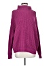 Gibson Look Solid Purple Turtleneck Sweater Size S - photo 1