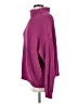 Gibson Look Solid Purple Turtleneck Sweater Size S - photo 5