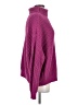 Gibson Look Solid Purple Turtleneck Sweater Size S - photo 4