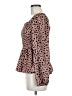 Shein 100% Polyester Pink Long Sleeve Blouse Size 6 - photo 5
