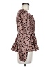 Shein 100% Polyester Pink Long Sleeve Blouse Size 6 - photo 4