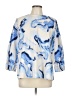 Masai 100% Cotton Blue 3/4 Sleeve Blouse Size L - photo 1