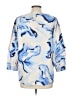 Masai 100% Cotton Blue 3/4 Sleeve Blouse Size L - photo 2