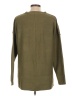 Merokeety 100% Acrylic Solid Green Pullover Sweater Size L - photo 2