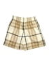 Burberry 100% Cotton Plaid Tan Shorts Size S (estimated) - photo 2