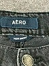 Aero 100% Cotton Black Denim Shorts Size 8 - photo 3