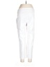 New Directions Solid White Casual Pants Size 12 - photo 2