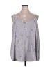 Torrid Silver Sleeveless Blouse Size 4X Plus (4) - photo 1