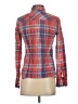 J.Crew 100% Cotton Plaid Red Long Sleeve Button-Down Shirt Size 0 - photo 2