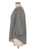 Torrid 100% Polyester Houndstooth Gray 3/4 Sleeve Blouse Size Med Plus (00) - photo 5