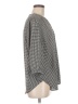Torrid 100% Polyester Houndstooth Gray 3/4 Sleeve Blouse Size Med Plus (00) - photo 4