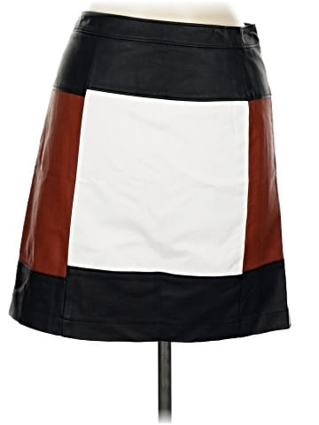 Inc International Concepts Faux Leather Skirt - back