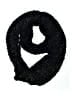 Lane Bryant 100% Acrylic Black Scarf One size - photo 1
