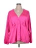 Torrid Pink 3/4 Sleeve Blouse Size 5X Plus (5) - photo 1