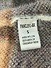 THML 100% Nylon Plaid Brown Cardigan Size S - photo 8