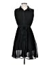 J by Joie 100% Polyester Solid Black Casual Dress Size S - photo 1