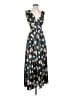 Self-Portrait 100% Polyester Black Casual Dress Size 2 - photo 1