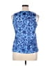 Unbranded 100% Polyester Blue Tank Top Size XL - photo 2