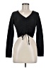 Ambition Black Long Sleeve Top Size M - photo 1
