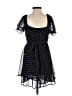 Thirty/Thirty 100% Polyester Polka Dots Black Cocktail Dress Size XS - photo 2