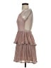 Lulus 100% Polyester Tan Gold Cocktail Dress Size XS - photo 5