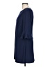 Laundry by Shelli Segal Solid Blue Casual Dress Size L - photo 5
