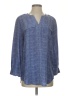 Joie 100% Silk Blue Long Sleeve Silk Top Size XS - photo 1