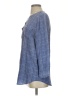 Joie 100% Silk Blue Long Sleeve Silk Top Size XS - photo 5