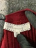 Pointelle Burgundy Cardigan Size S - photo 7