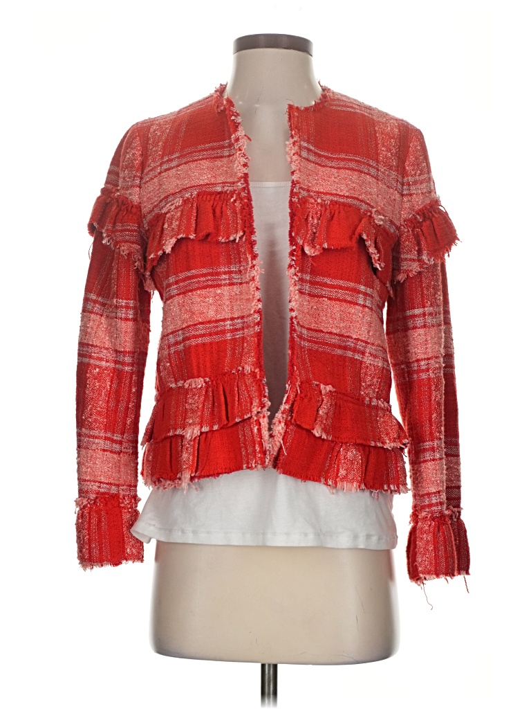 Pre-owned Zara Jacket In Red
