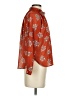 Ann Taylor LOFT 100% Polyester Orange Long Sleeve Blouse Size XXS - photo 4