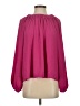 Scoop Pink Long Sleeve Blouse Size S - photo 1