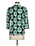 Boden 100% Viscose Green 3/4 Sleeve Blouse Size 4 - photo 2