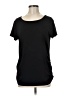 Elle Black Short Sleeve Top Size M - photo 1