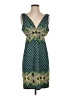 Max Studio Paisley Green Cocktail Dress Size S - photo 1